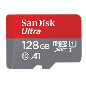 SanDisk 128GB Class 10 microSDXC Memory Card with Adapter (SDSQUAR-128G-GN6MA)
