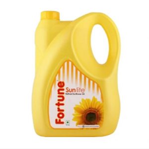 Fortune Sunflower Refined Oil-Sun lite-5Ltr
