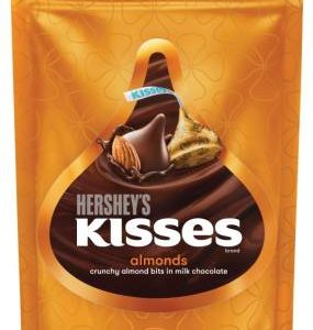 Hershey's Kisses Crunchy Almond Bits in Milk Chocolate Truffles  (100.8 g)