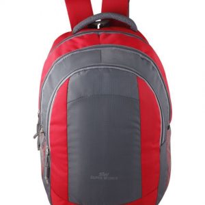 SW Super World Red Polyester College Bag25 Ltrs Backpacks For Men & Women