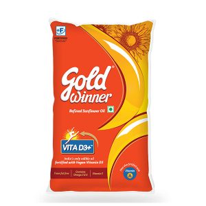 Gold Winner Refined Oil, Sunflower, 1L