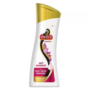 Meera Onion Fenugreek Anti Dandruff Shampoo Men & Women  (180 ml)
