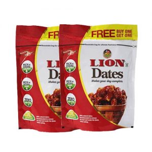 Lion Seeded Dates 500gm Refill (buy one Get one free)