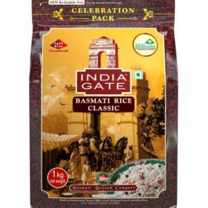 India Gate Classic Basmati Rice (Long Grain)  (1 kg)