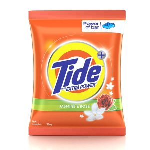 Tide Plus with Extra Power Jasmine and Rose Detergent Washing Powder - 1 kg