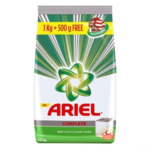 Ariel Complete Detergent Washing Powder - 1 kg with Free Detergent Washing Powder - 500 g