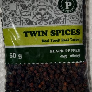 TWIN SPICES BLACK PEPPER 50G